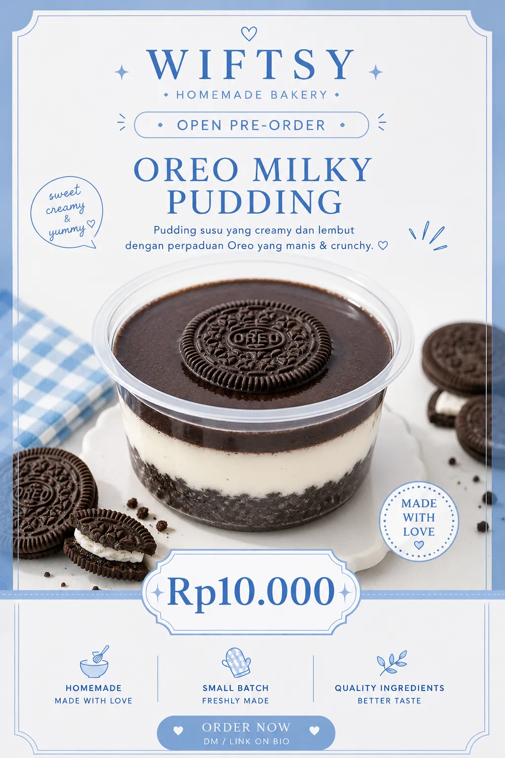 Oreo Pudding Milky