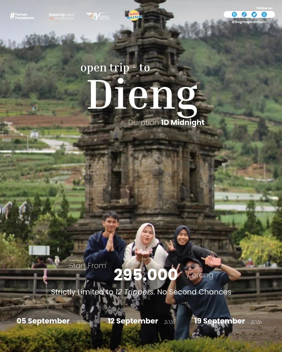 Open Trip Dieng
