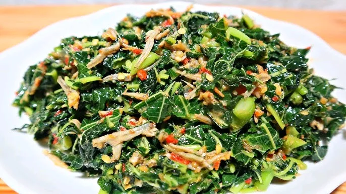 Sayur Daun Kates