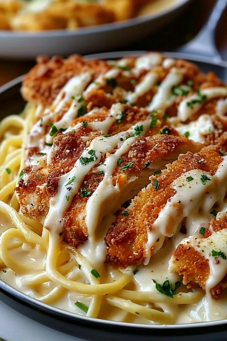 creamy carbonara katsu
