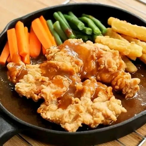 crispy chicken steak