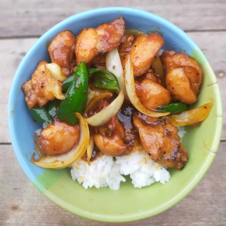 Nasi ayam ORI ladahitam